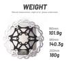 MANA 6 Bolt  Bicycle Float Disc Brake 160/180/203MM Steel Brake Edge for Heat Dissipation + Aluminum Alloy Inner Frame MTB Parts