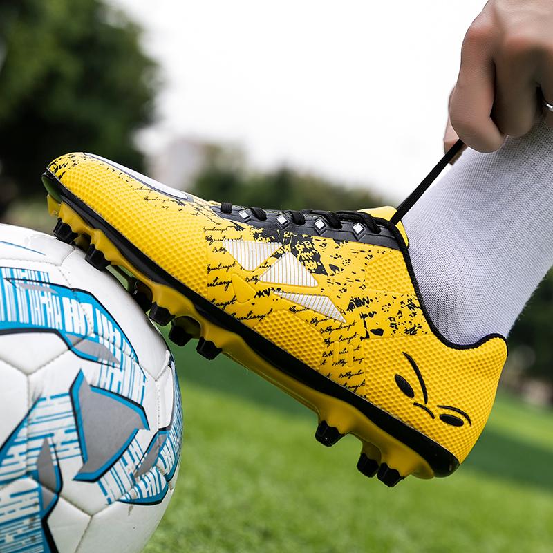 Футбольные бутсы унисекс. Обувь для соревнований. Шипы. Студенческая спортивная — фото 11