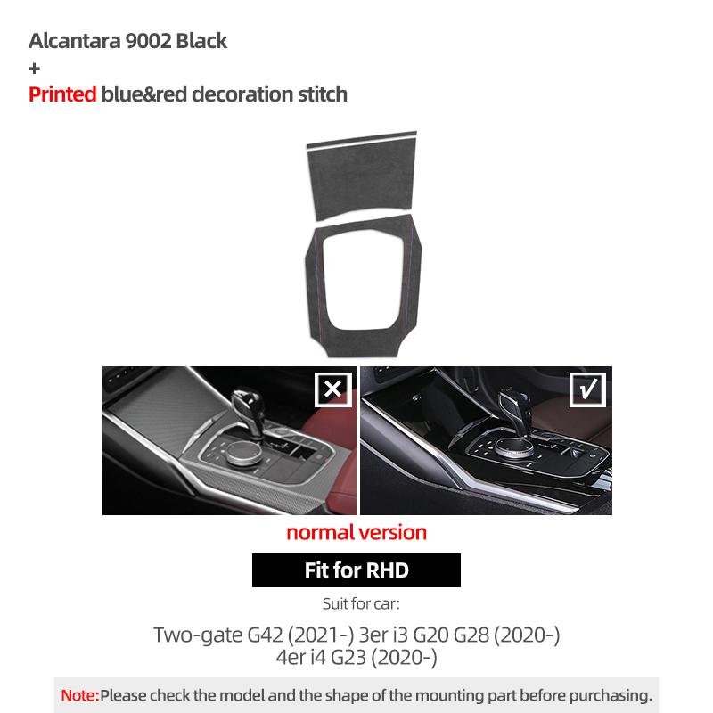 for BMW G20 G28 G23 G42 320i 325i 330i 3 4 Series Center Console Gear Shift Panel Cover Trim Stickers Car Interior Accessories