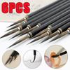 New 6/3/1PC Chinese Calligraphy Brush Ceramics Hook Line Fine Paint Brush Pen Weasel Mouse Whisker Stone Badger Hair Paint Brush