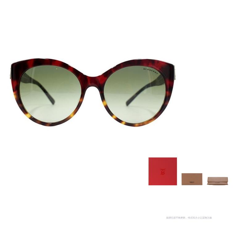 

BURBERRY Elegant Belt Buckle Series Custom Butterfly Sunglasses 4247D Women s Red Tortoiseshell F