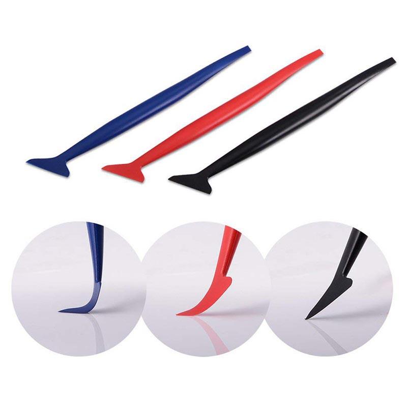 5X Car Stickers Micro Squeegee Scraper Hardness Wrap Vinyl Tools Squeegee Flexible With Different Hardness Window Tint Stickers Install Tool