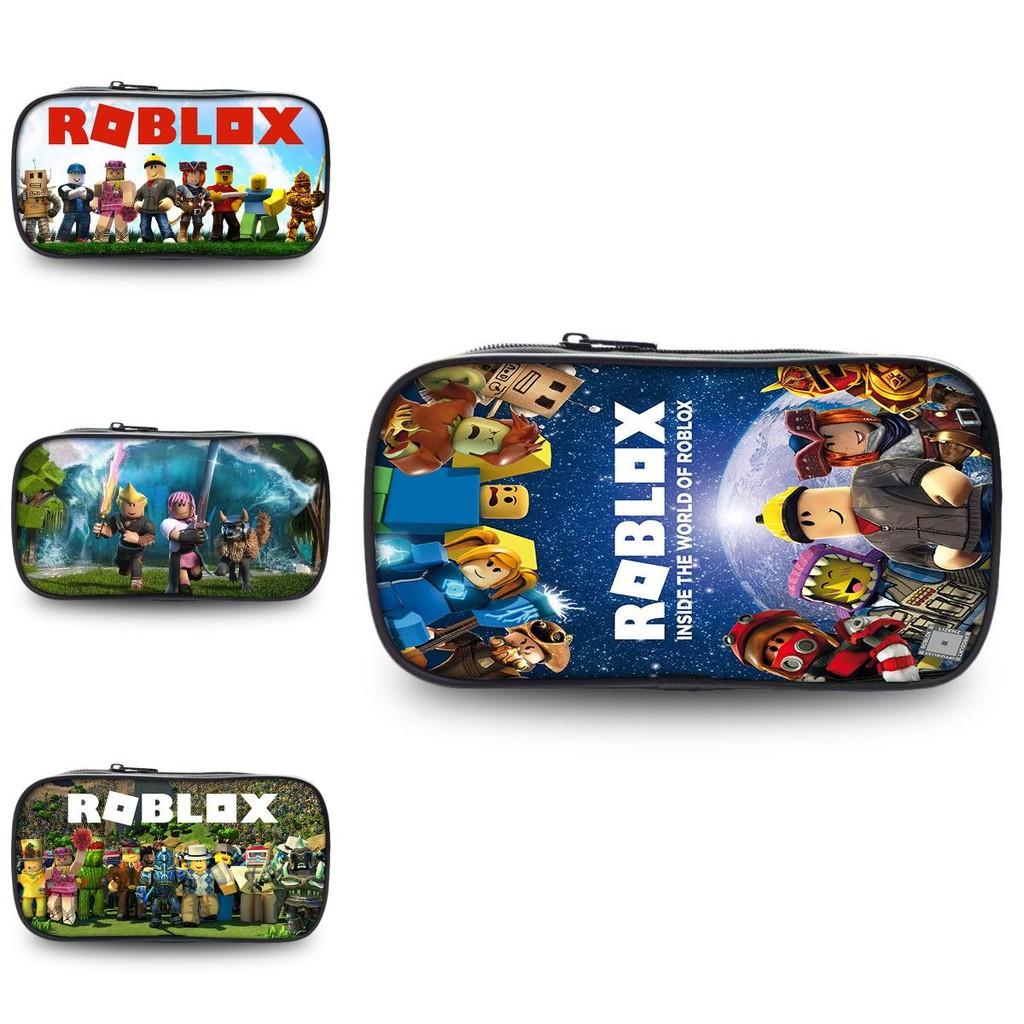 Spacious Roblox Pencil Case Durable Oxford Fabric Fun Designs For Students