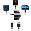 Pour sony xperia l1/ m ultra/ x compact/ x premium/ xa1 ultra: câble charge usb 3.0 type c vers usb standard type a - noir