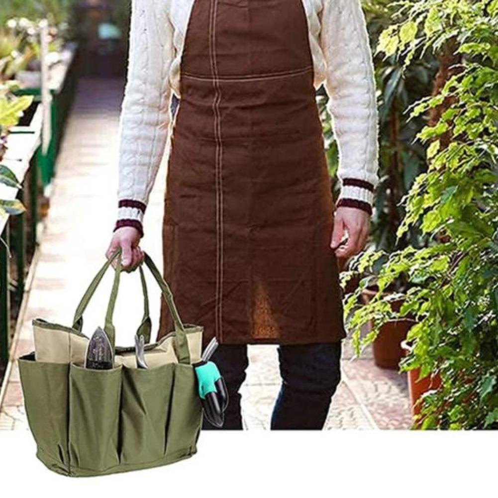 1PC Tool Storage Package 600D Oxford Cloth Garden Tool Bag 12"x6.4"x12inch Gardening Pots,Planters Accessories Storage Packaging