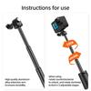 TELESIN Underwater Buoyancy Bar Diving Extendable Selfie Stick Tripod For Gopro Insta360 DJI OSMO Action Camera Accessories