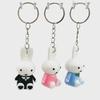 Classic Cute Miffy Doll Keychain - Cartoon Pendant for Bags & Car Keys, Ideal Small Gift