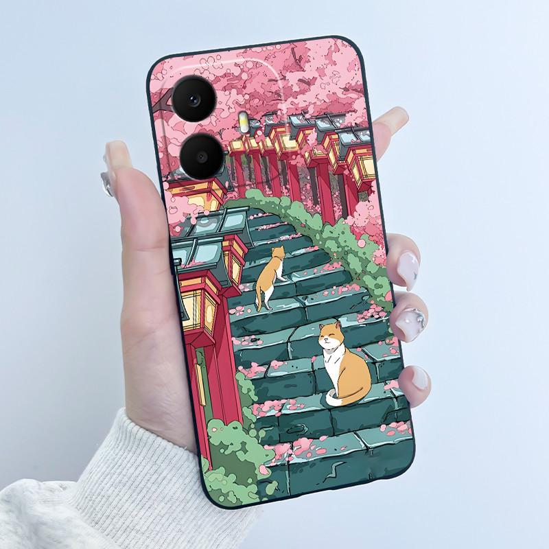 Cute Case For TCL K70 4G / TCL K70 Power 4G Fundas Capa Printing Shell Protective Cover Soft Silicone Cartoon Phone Casing Coque