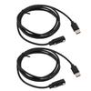 2Pcs Voice Recorder   Cable Fit for   Note AI Recorder Magnetic Charging Cable 1m Black