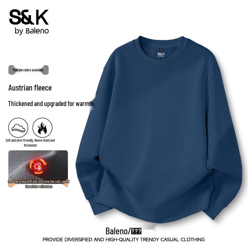 

Baleno S&K Men s Winter Round Neck Sweatshirt M