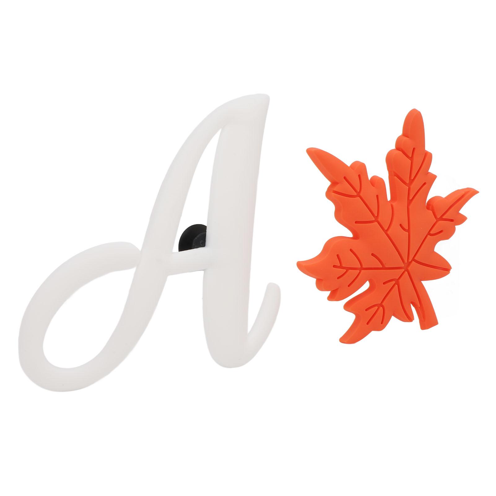 

2 шт. Пляжная сумка Декоративные подвески Силиконовые подвески-буквы Декоративные аксессуары с буквенными надписями