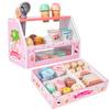 Children'S Simulation Play House Ice Cream Ice Cream Sale Store Commissary Checkout Page Role Play Wooden Toy