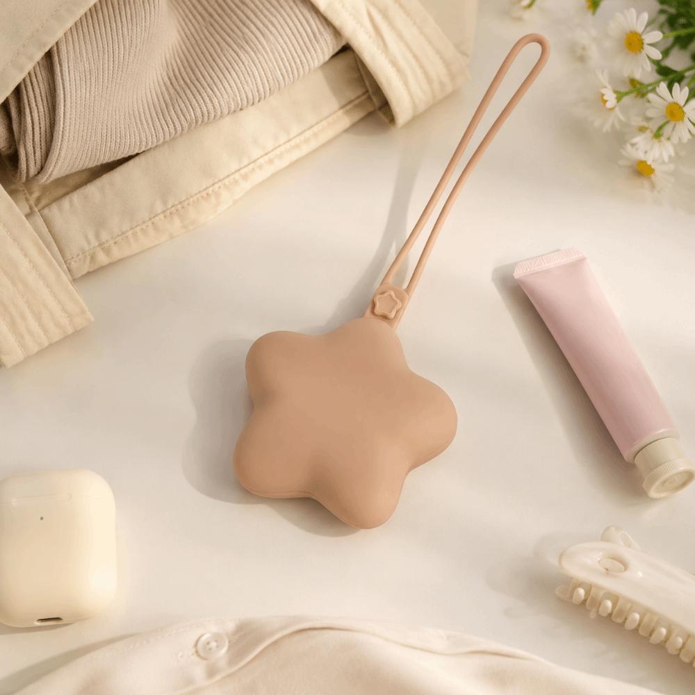 Scatola portaoggetti portatile in silicone a forma di stella Contenitore per succhietto Borsa portaoggetti per passeggino Per passeggini
