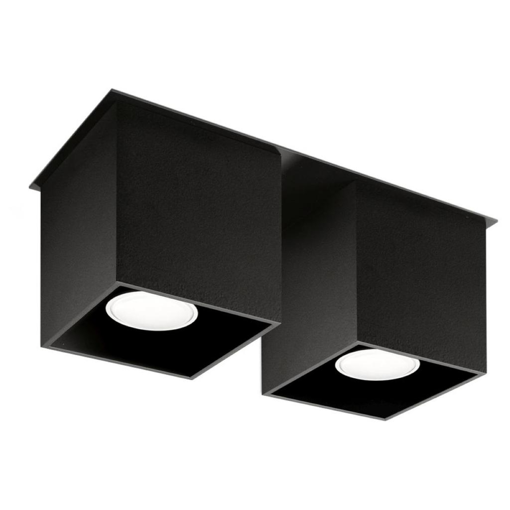 Quad 2 Ceiling Lamp Black