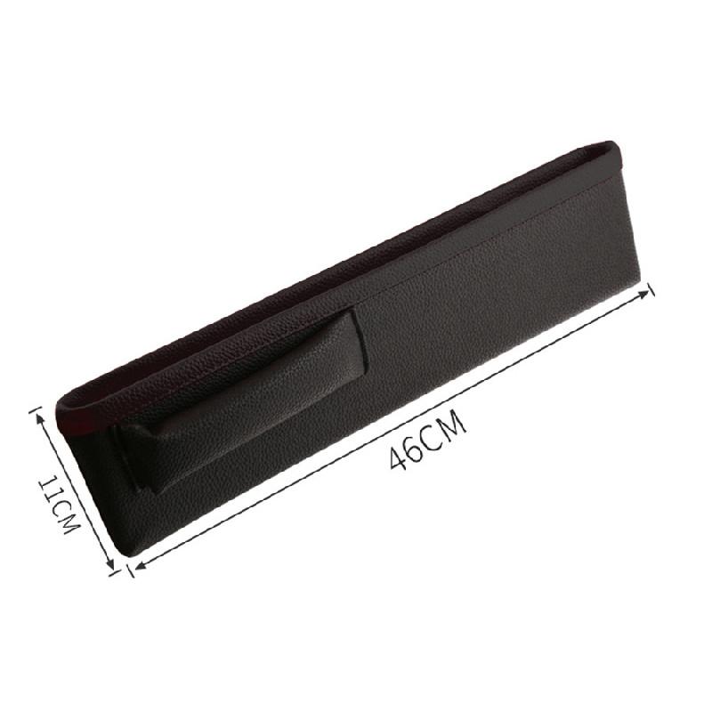 New Car Co-pilot Hidden Seat Gap Filler Pockets PU Leather Auto Seats Leak Stop Pad Soft Padding Phone Cards Holder Storage Bags