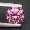 Růžový kulatý moissanitový diamant pěstovaný v laboratoři pro výrobu šperků DIY Materiály s tovární cenou