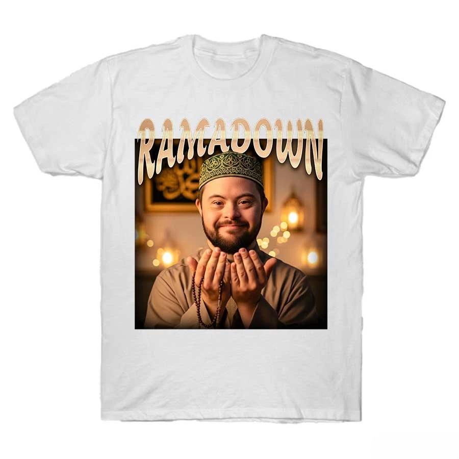 2026 RAMADOWN MEME T-Shirt für Damen und Herren 100% Reine Baumwolle T-Shirt Kurzärmlig Bedrucktes Lässiges Oberteil Einfach und Vielseitig