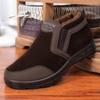 Herren Winter Fleece-gefütterte Alt-Peking Stoffschuhe - Warm, Verdickt für mittleres Alter & Ältere