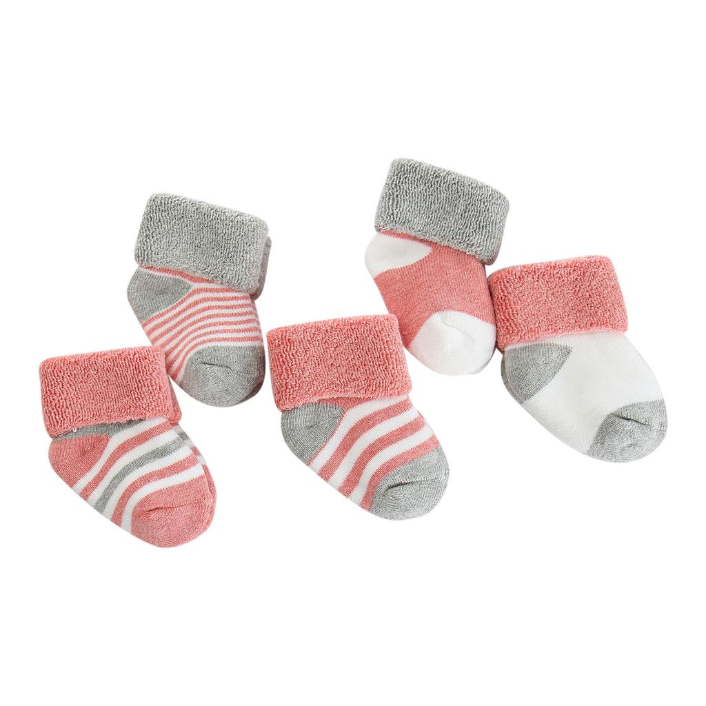 Baby- und Wintermode Cartoon Baumwolle Kinder Socken 5 Paar Set