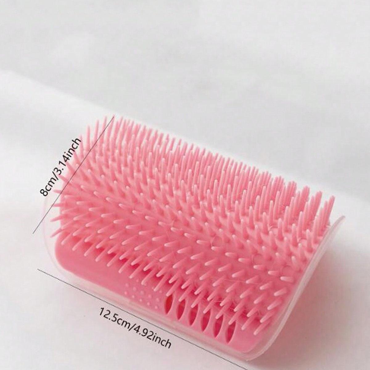 

Устройство для самогруминга кошек Угловой массажер для кошек Кошачья расческа Расчесывание зудящей мордочки Принадлежности для груминга питомцев