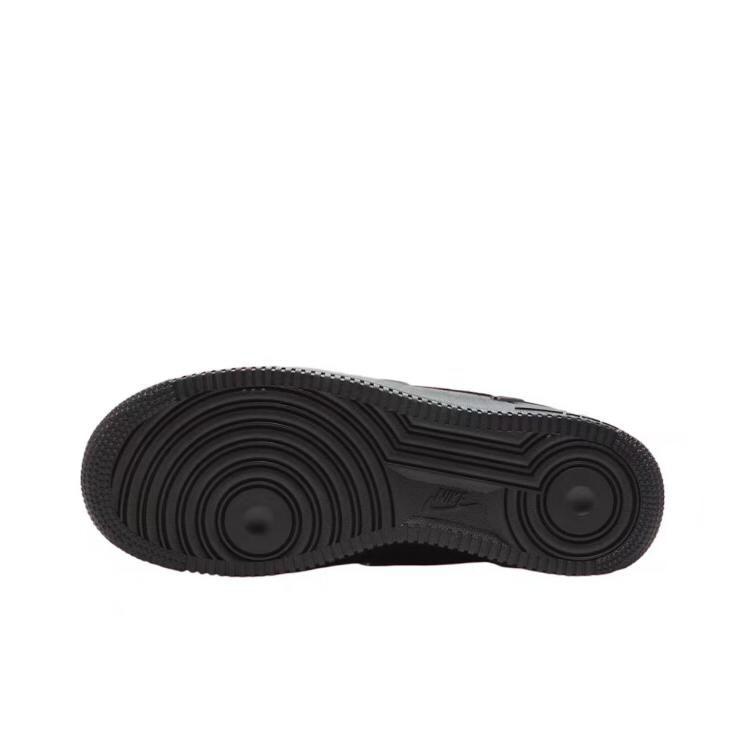 Nike Air Force 1 Abrasion Resistant Low top Skateboard Shoes Women's Black Gray HQ1180-001(Team352-)