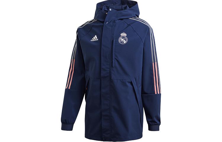 Adidas Jackets Men s Dark Blue Hooded Moderate Other FR3878 M