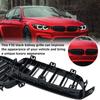 1Pair Front Grille Insert Trims for BMW 3 Series F30 F31 320i 328i 330e 2013~2019 Car Front Grille Decorative Trim Stripes Cover