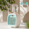 Mini Cartoon Desktop Air Cooler: USB-Powered Refrigeration & Humidifying Spray Fan