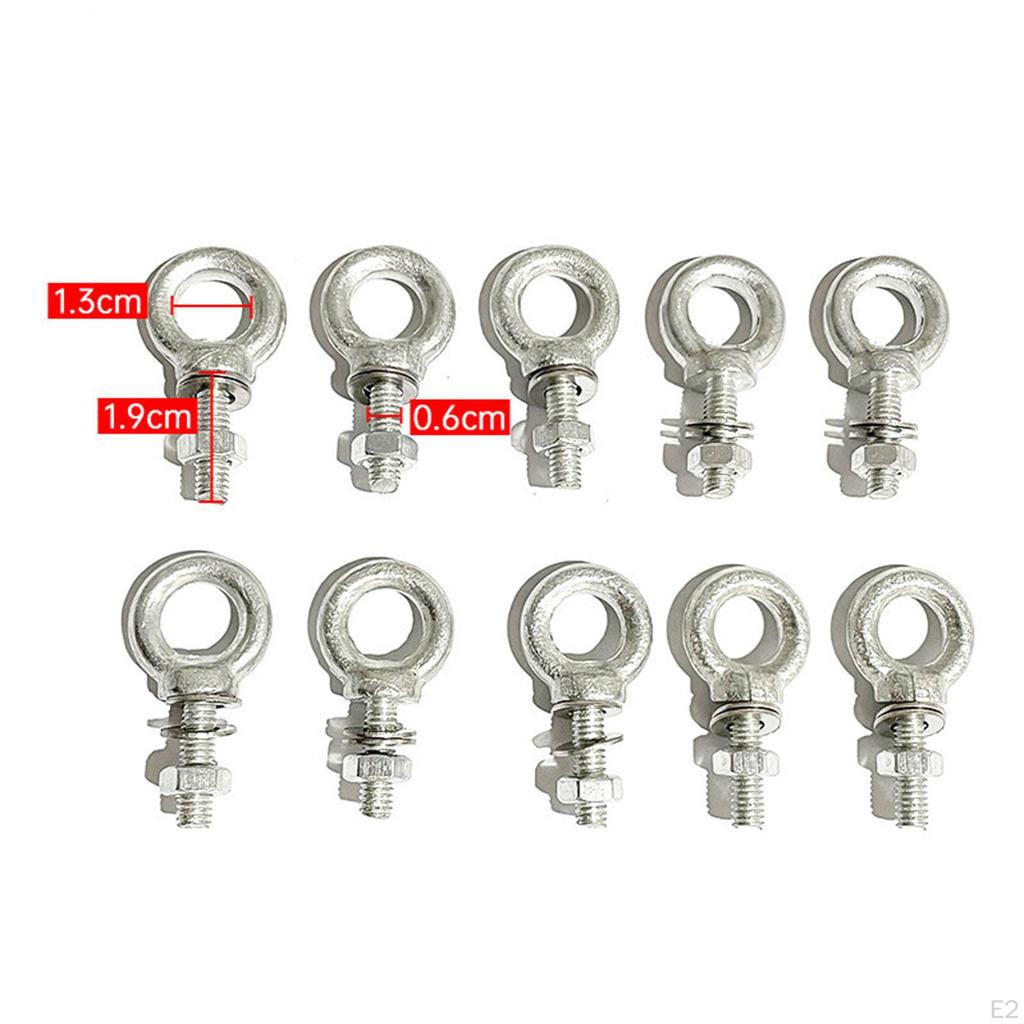 Pack of 10 Heavy-Duty Eye , Multifunctional Accessories