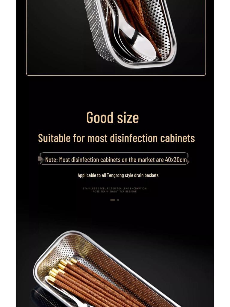 Stainless Steel Kitchen Cabinet with Draining Chopstick and Spoon Holder
