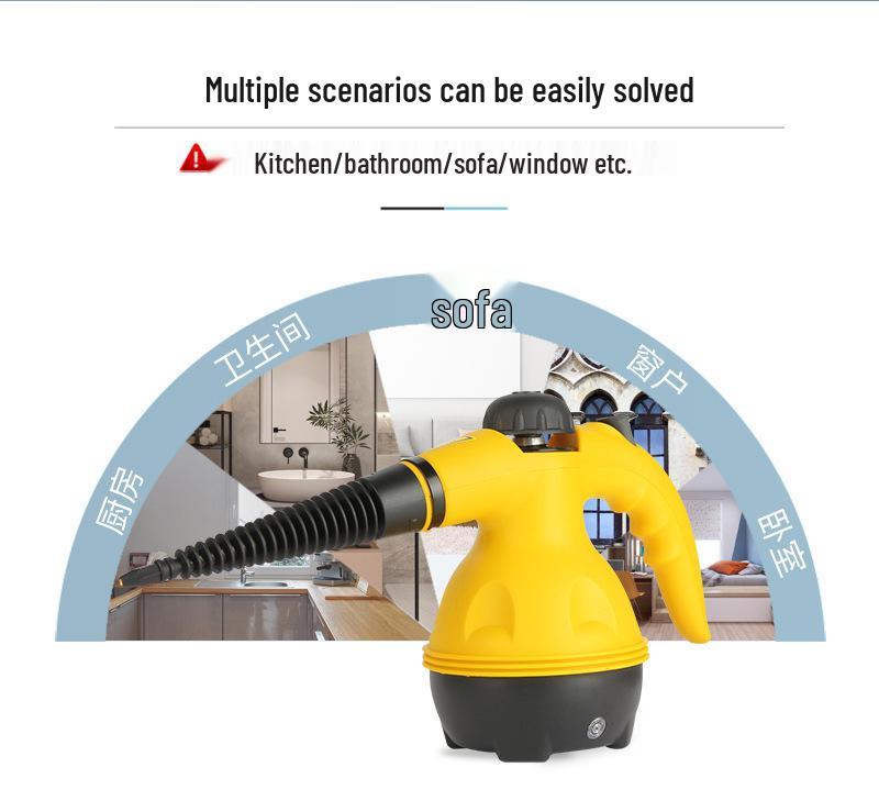 Aspirator Portabil de Mână pentru Bucătărie - Mașină Multifuncțională de Curățat cu Abur la Temperatură Înaltă