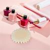 20Pcs Nail Display Wheel Oval Transparent Plastic Sample Board 20 Tips for Manicure Nail Polish Color Show Wheel Salon DIY Art