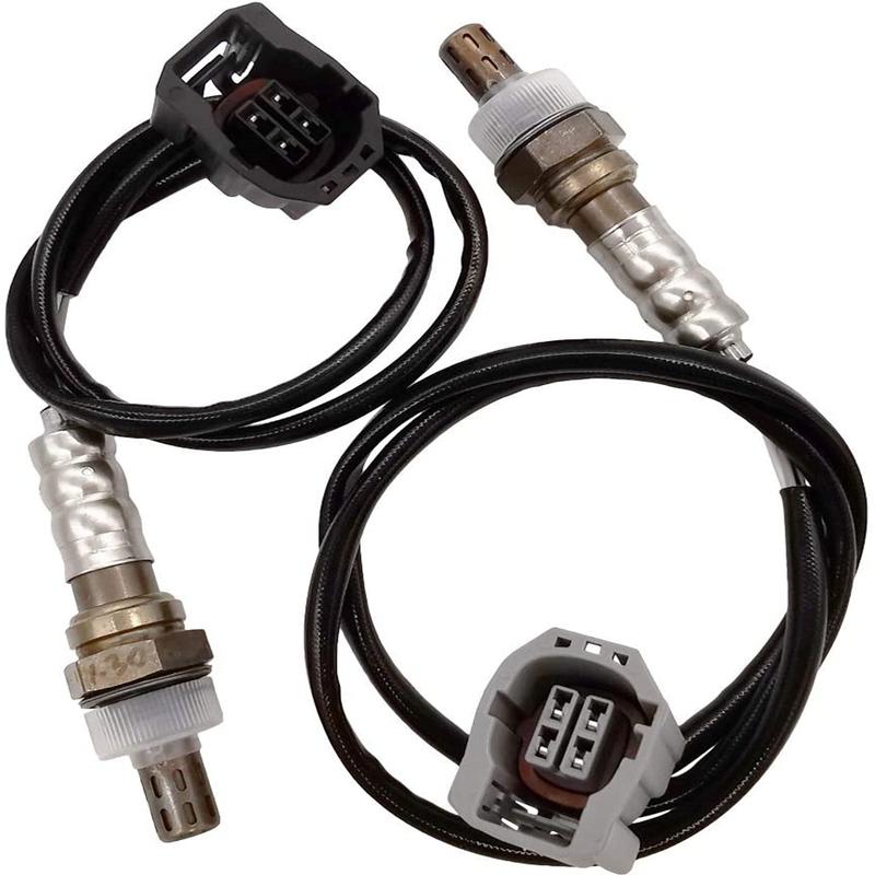 2pcs O2 Oxygen Sensor for Mazda 5 2.3L 2006-2007 Mazda 3 2.0L 2.3L 2004 2005 Upstream Downstream 4 Wires 234-4396 234-4390 2PCS