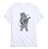Ed Sheeran Guitar Bear Red Hair Ed Mens and Womens Pure Cotton Shortsleeved Tshirts Twocolor British Rock Band Rock