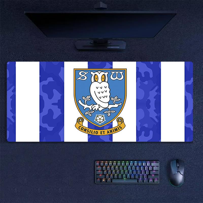 Sheffield Wednesday F.C Print Cushion Non-slip Laptop Tablet Big Mousepad XXL Mat Mini PC Playmat With Lock edge