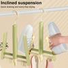 Laundry Drying Rack Space-saving Shoe Dryer 360-degree Rotating Shoes Drying Rack with Windproof Insoles Clip Rack Hanger
