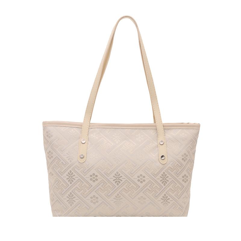 Large Capacity Tote Bag Fashion Trend Women's Shoulder Bag Commuter Versatile Student Class Handbag Women