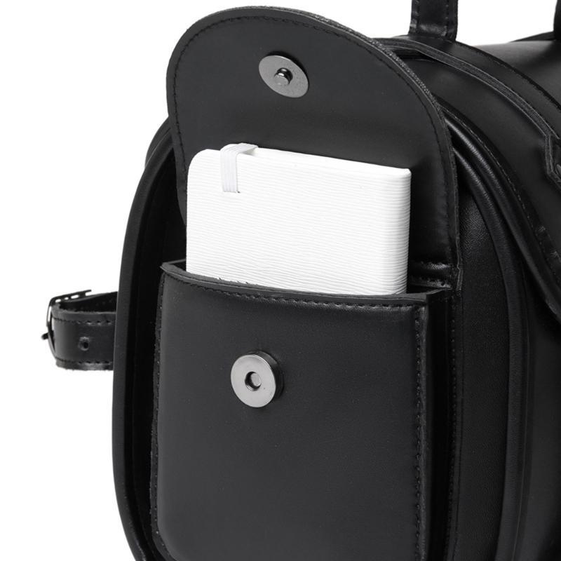 Distinctive Motorcycle Storage Bag Waterproof PU Leather With Adjustable Straps For Large Bike