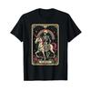 The Audacity Tarot Card Skeleton Gothic Unicorn T Shirt Black S Vintage Washed Designer Clothes Versatile Streetwear Stretched
