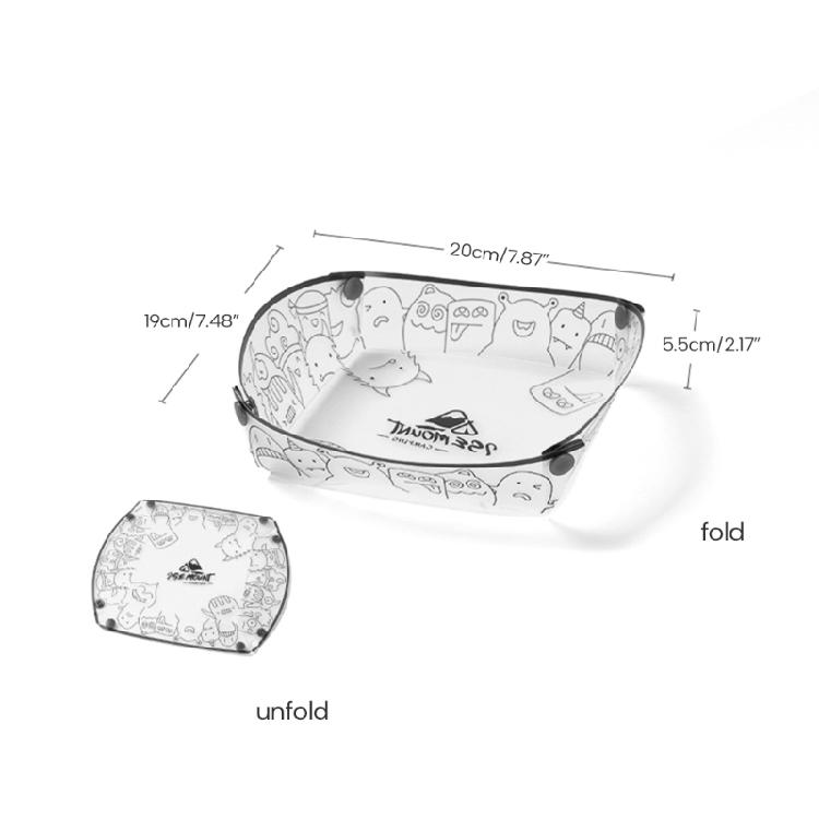 Lightweight Folding Bowl Plate Cup Filter Portable Plastic Picnic Tableware