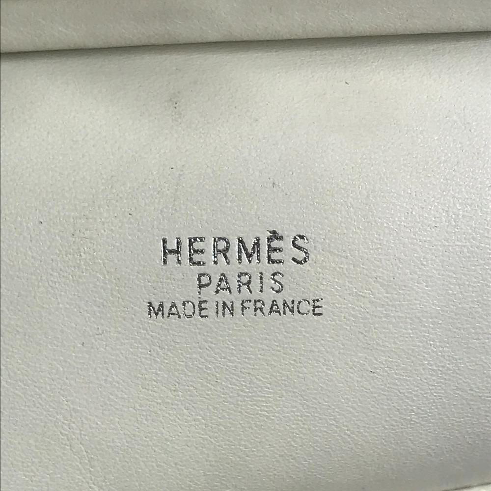 HERMES Box Bag Omnibus PM BOX Hand Bag Taurillon Clemence White