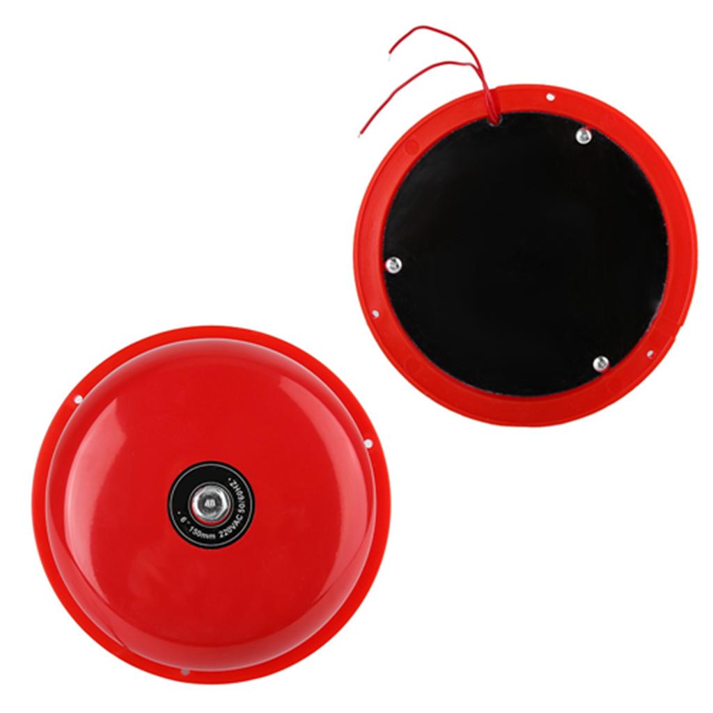 6 Inches Carbon Steel Internal Strike Type Electric Bell 95db (AC 220V)