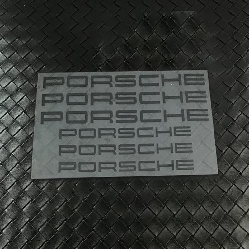 

6pcs Car Personality Sticker Fuel Tank Helmet Bike Decal For Porsche Cayenne Panamera Macan 911 Taycan Boxster Cayman 918 Pajun