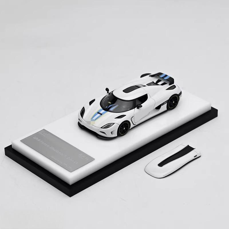 

VMB 1:64 Forza Horizon 5 Agera Suitcase Resin Motor Vehicle Toy Die-casting Metal Model Collection Boy Christmas Gift білий