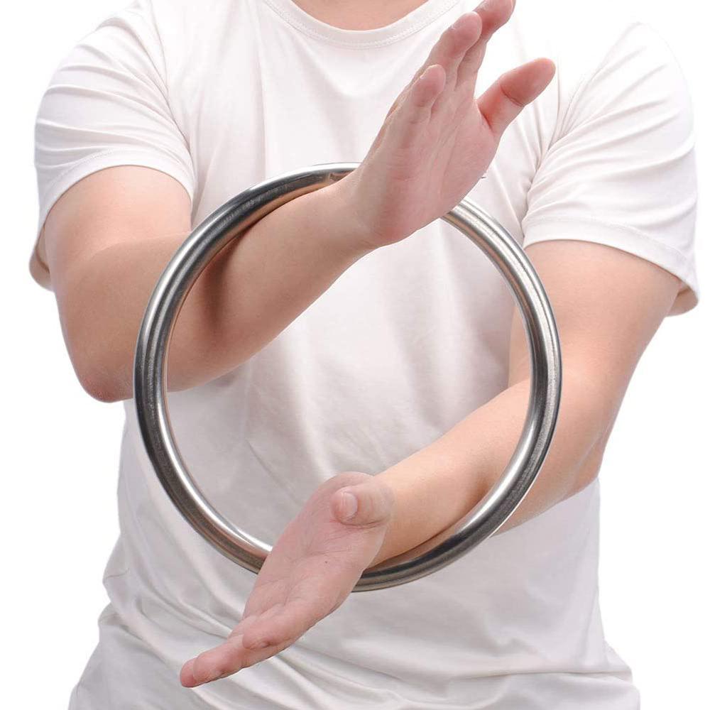 Fu Kraft Übungsring Kung Fu Ringe Edelstahlring Wing Chun Ring Trainingsstahlring