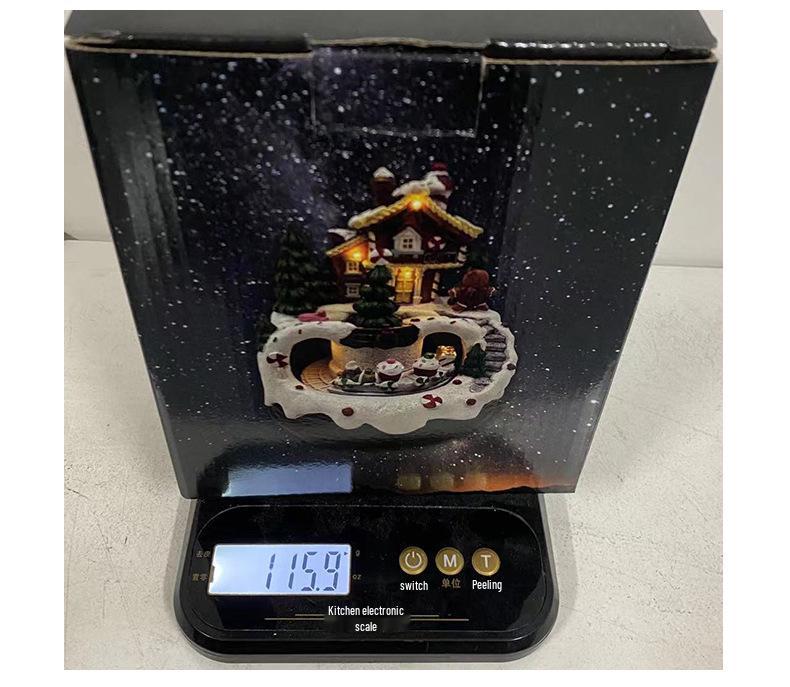 Luminous Musical Cottage Ornament: Eight-Tone Night Light for Children’s Christmas 2025