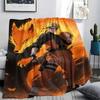 1Pc Naruto Print Flannel Blanket, High quality Comfortable for All Seasons, Home Decor, Warmth and Comfort, Perfect for Christmas Gifts