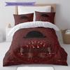 Cyberpunk spaceship Pattern Bedding Quilt Set Quilt Cover Pillowcase Home Decoration Birthday Gift (1 * duvet cover + 2 * pillowcase, without core)
