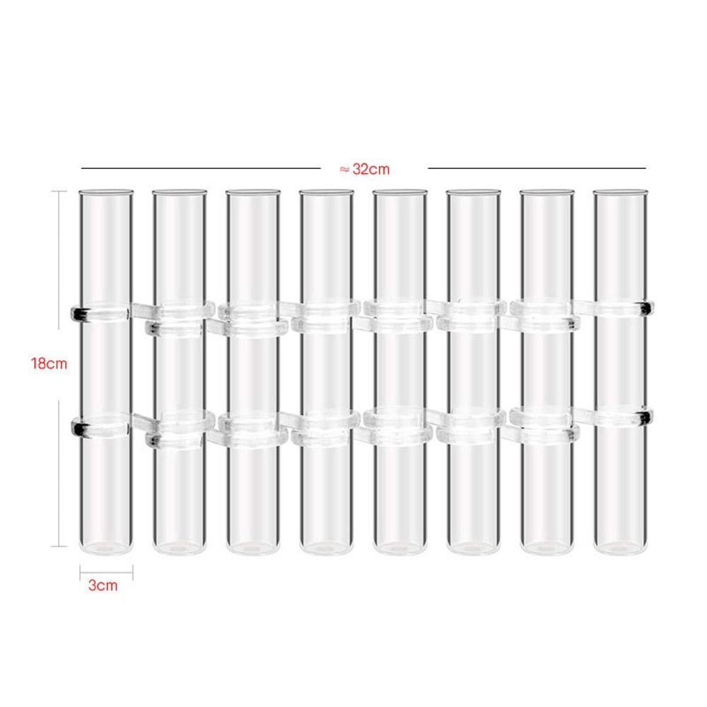 Decor Tube Flower Arrangement Floral Art Hydroponic Container Flower Bottle Vase Desktop Ornament