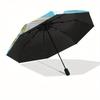 1 Stück Hochwertiger Regenschirm im Strandbus-Design, Automatisches Öffnen und Schließen, Multifunktionaler Regenschirm G0811001